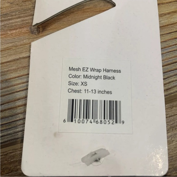 NEW Bark Appeal EZ Wrap Mesh Dog Step In Harness Black Size XS chest 11-13 Inch - Picture 3 of 3